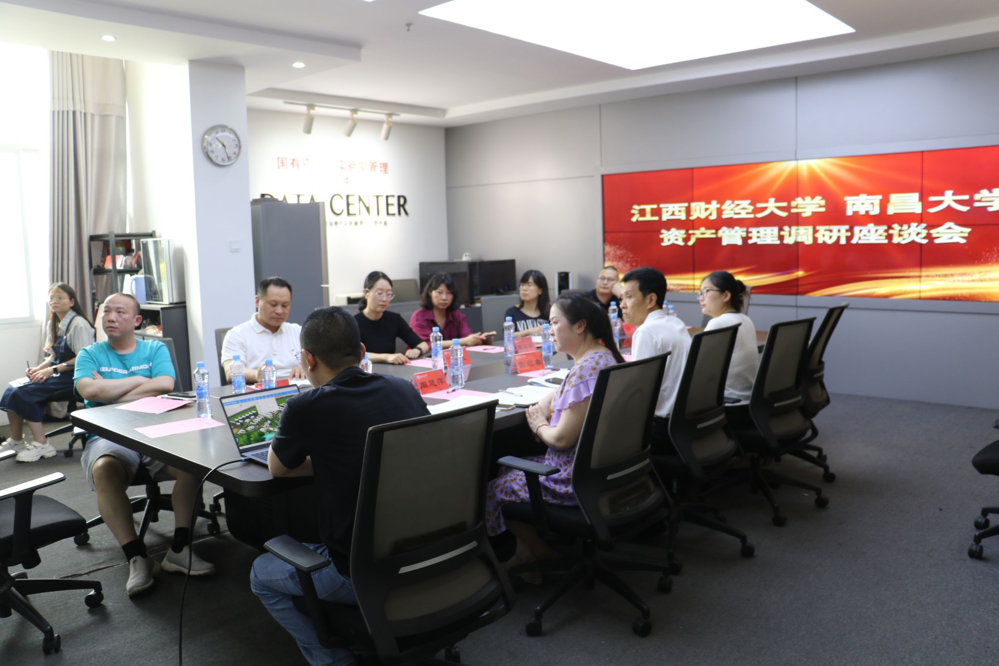 江西财经大学后勤与资产管理处一行来我校调研交流